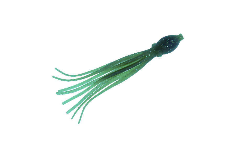 Приманки Higashi Soft Octopus 11 Green #000 