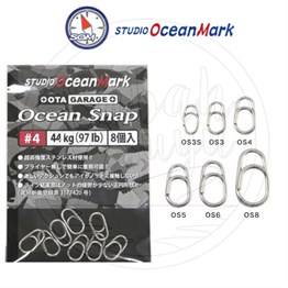 Заводные кольца OCEAN MARK Ocean Snap #7 75kg (4шт)