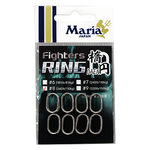 Кольца заводные MARIA Fighter's Ring Oval #6 185lb (583-762)