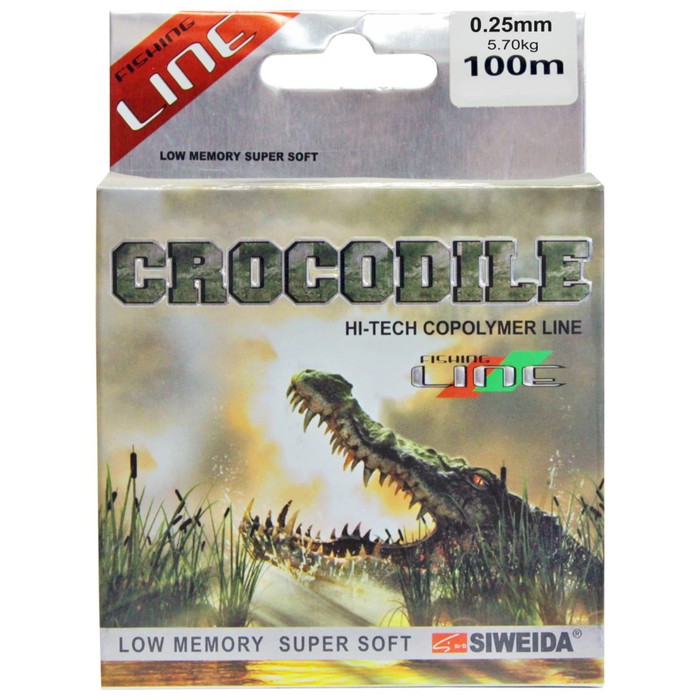 Леска SIWEIDA Crocodile 0.30 7.80kg 100m