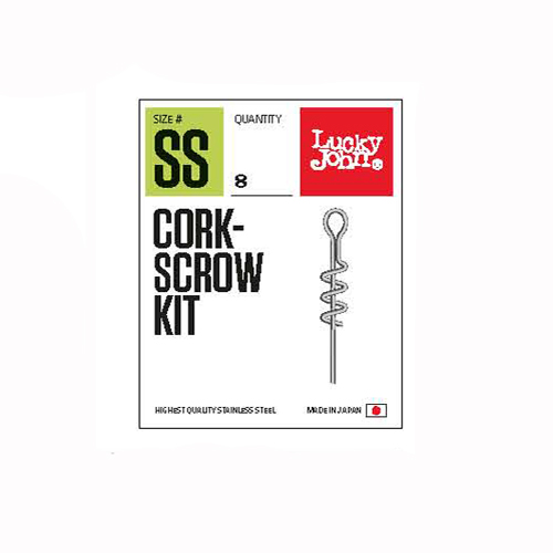Спирали для крепления силикон.приманок LJ Pro Series Corkscrow Kit XL (6шт) LJP5120-XL