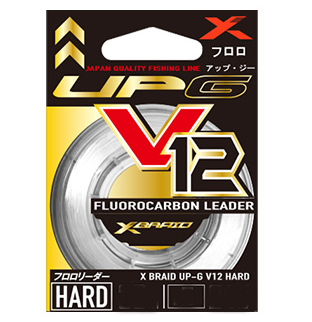 Леска YGK X-Braid UP-G Leader V12 Hard Fluorocarbon #6 28lb 30m 714782 