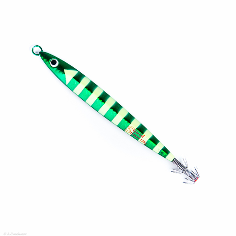 Кальмарница грузовая ASARI Squid Stick 100гр (Green-Lumo)