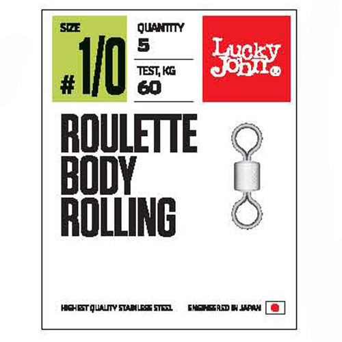 Вертлюги LUCKY JOHN Roulette Body Rolling 002 (10шт) LJP5107-002