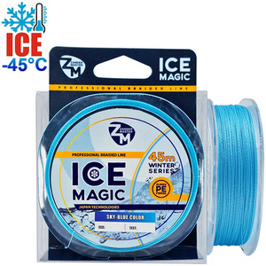 Шнур плетенный ZANDER MASTER Ice Magic PE 0.14mm 7.78kg 45m Blue 