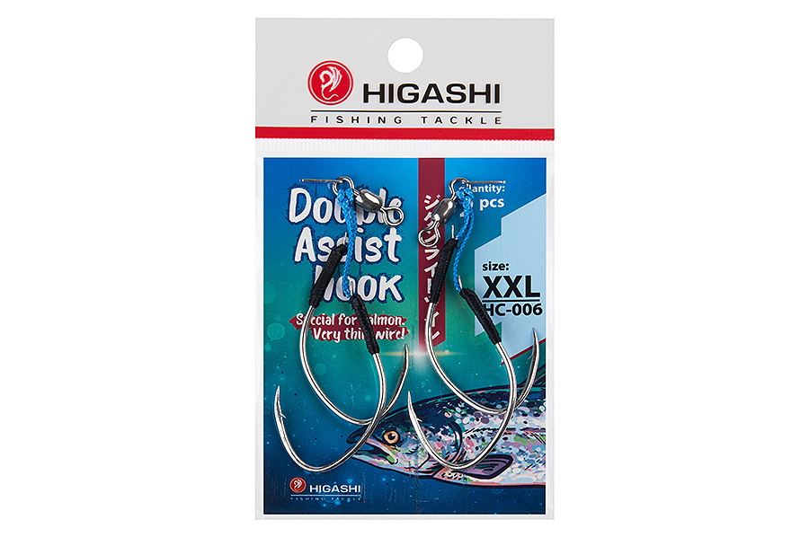 Крючки HIGASHI Double Assist Hook HC-006 XXL (уп.2шт)