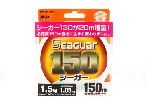 Леска флюорокарбон SEAGUAR 150 #3.5 0.310mm 4.1kg 150m 220829