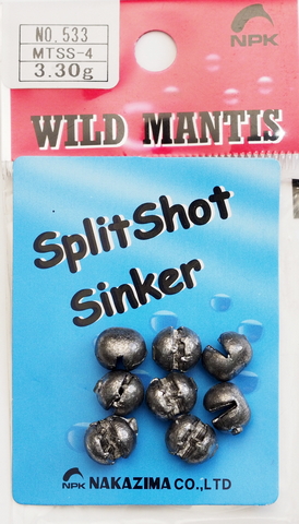 Груз NAKAZIMA Split Shot Sinker 6.70g (6шт) #535