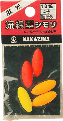 Поплавок NAKAZIMA 582 #1  (6x13mm) (5шт)