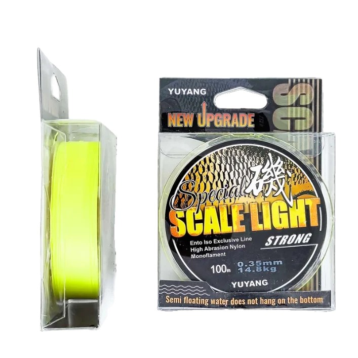 Леска YUYANG Scale Light Special 0.35mm 14.8kg 100m Yellow