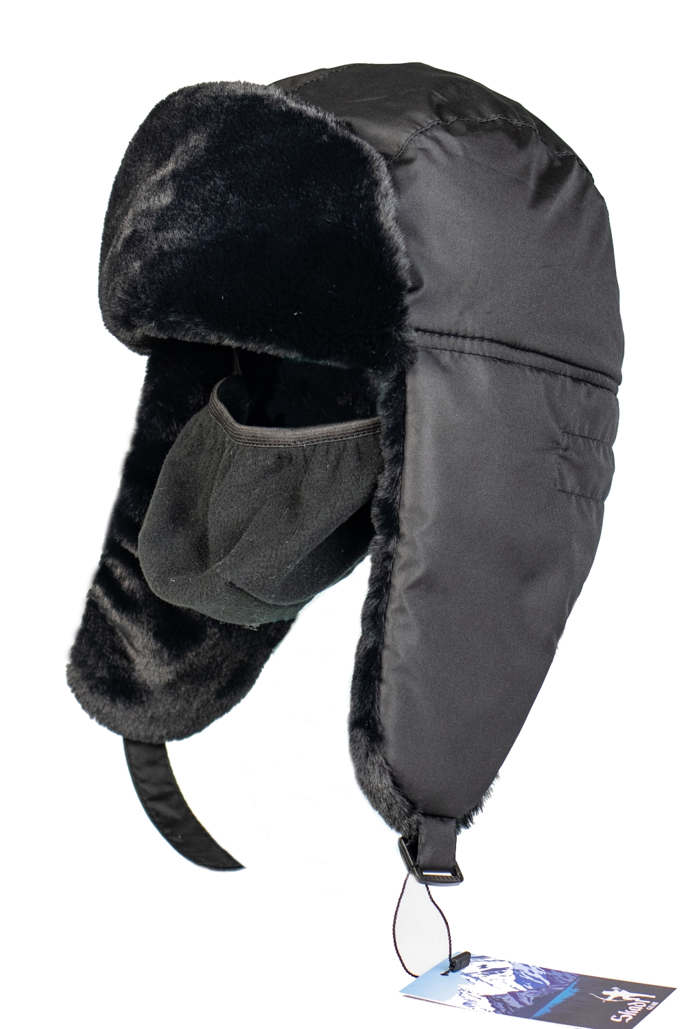 Шапка-ушанка SKADI GEAR с маской (черный) мутон р.58-60