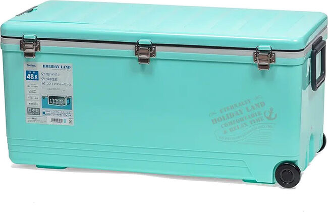 Термобокс SHINWA Holiday Land Cooler 48H синий 76,5 x 35 x 36 см (48L)