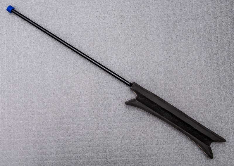 Удочка зимняя под комбайн, одиночку (длина 43см, ручка EVA черная, виток 30см) (Primfisherman)