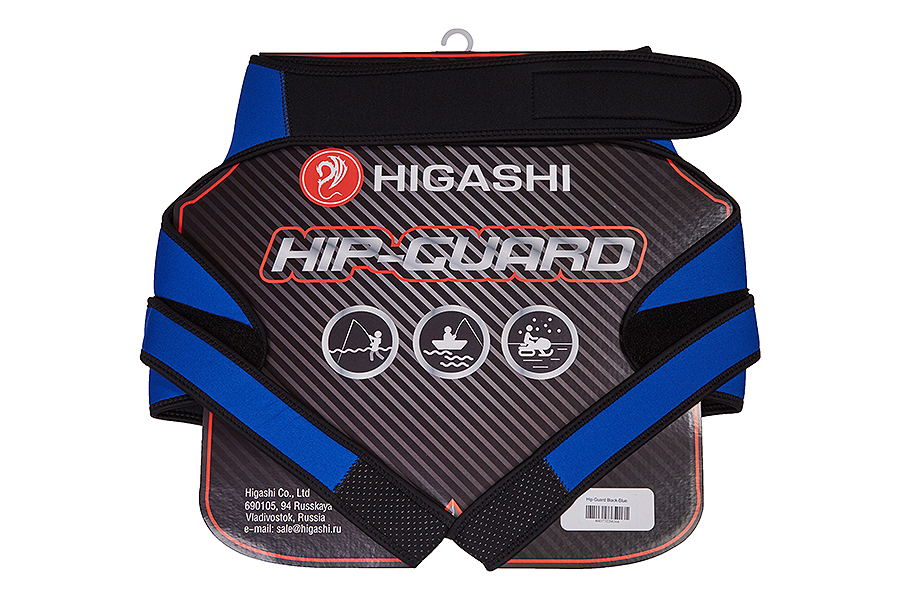 Защита неопреновая HIGASHI Hip-Guard (#Black-Blue)