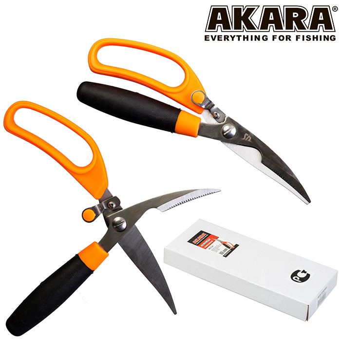 Ножницы Akara Stainless Steel (пластик.ручка) SAPH