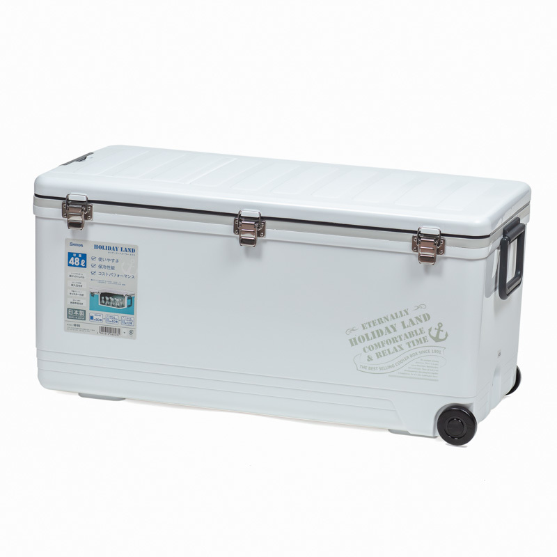 Термобокс SHINWA Holiday Land Cooler 48H белый 76,5 x 35 x 36 см (48L)