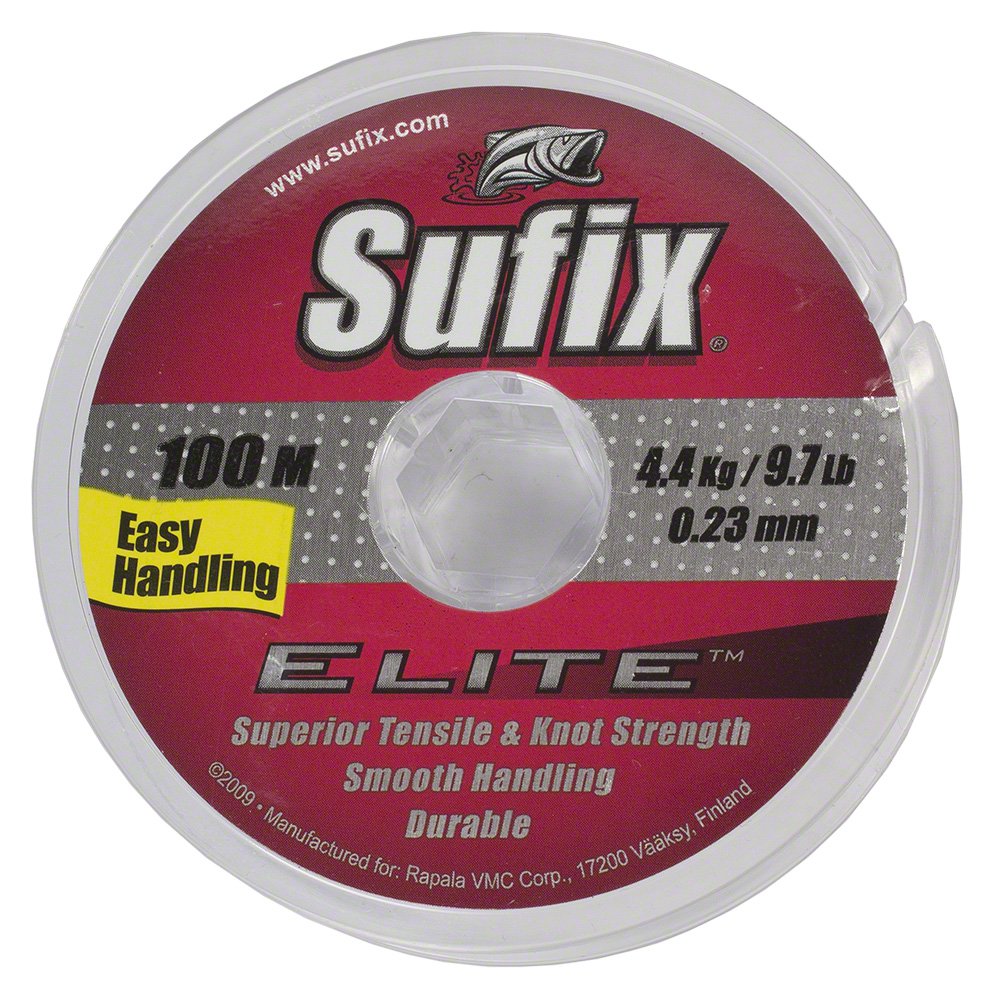 Леска SUFIX Elite 100м 0.12мм 1.25кг Clear